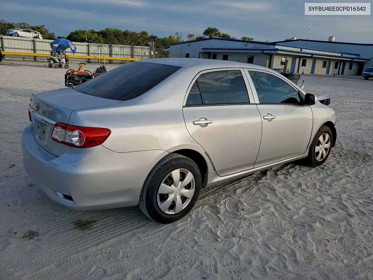 5YFBU4EE0CP016542 2012 Toyota Corolla Base