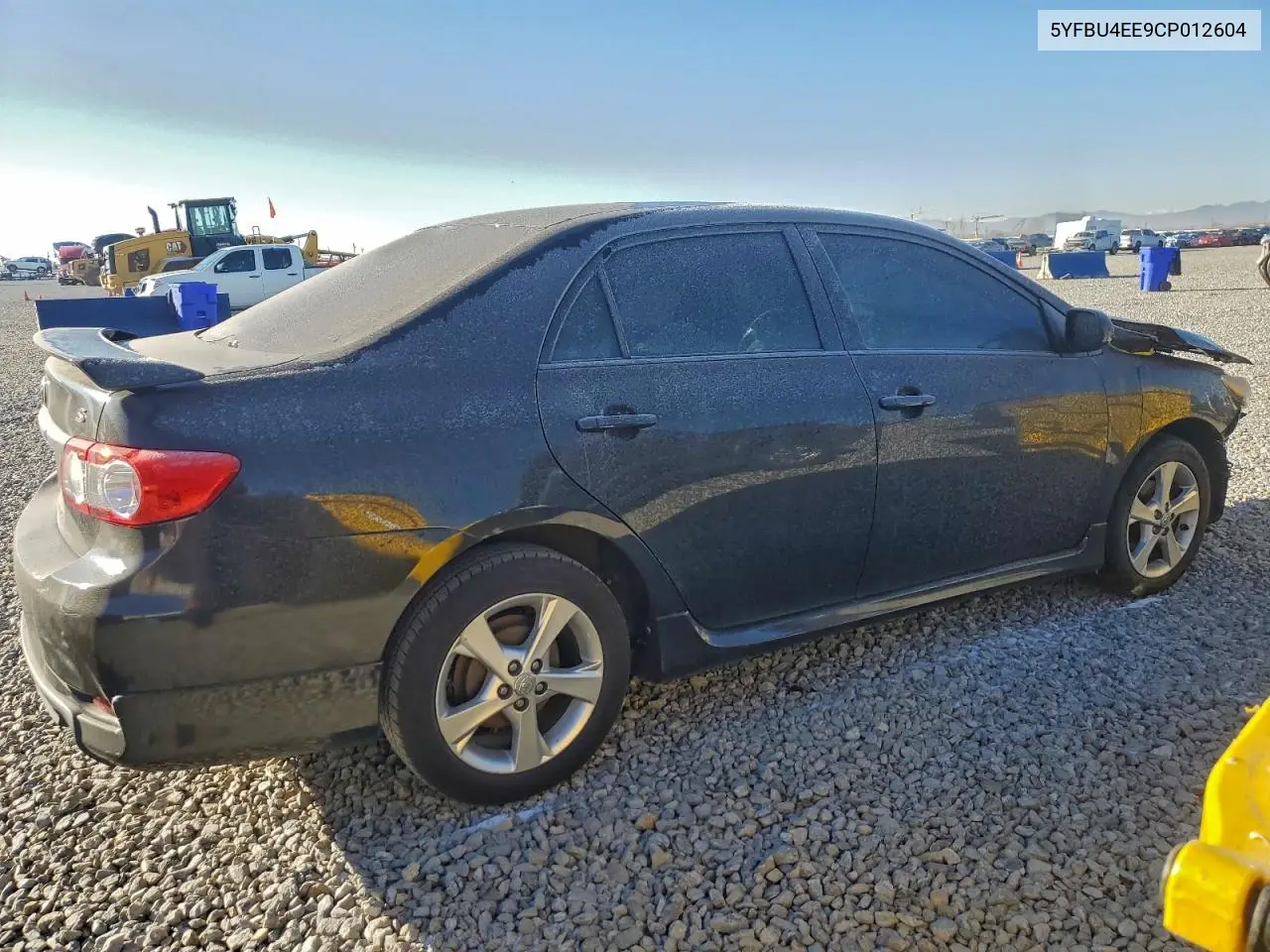 5YFBU4EE9CP012604 2012 Toyota Corolla Base