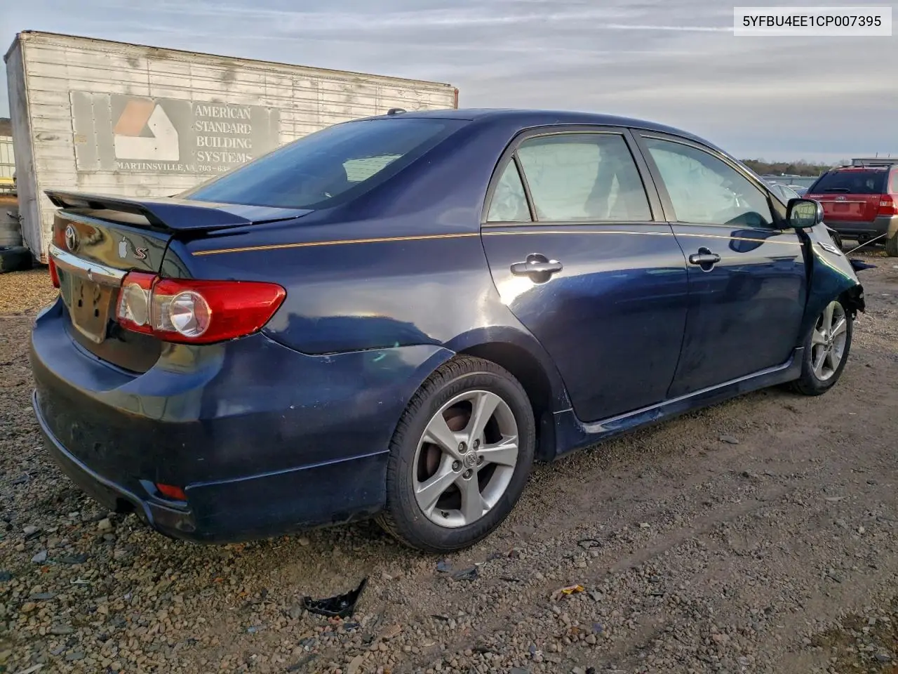 5YFBU4EE1CP007395 2012 Toyota Corolla Base