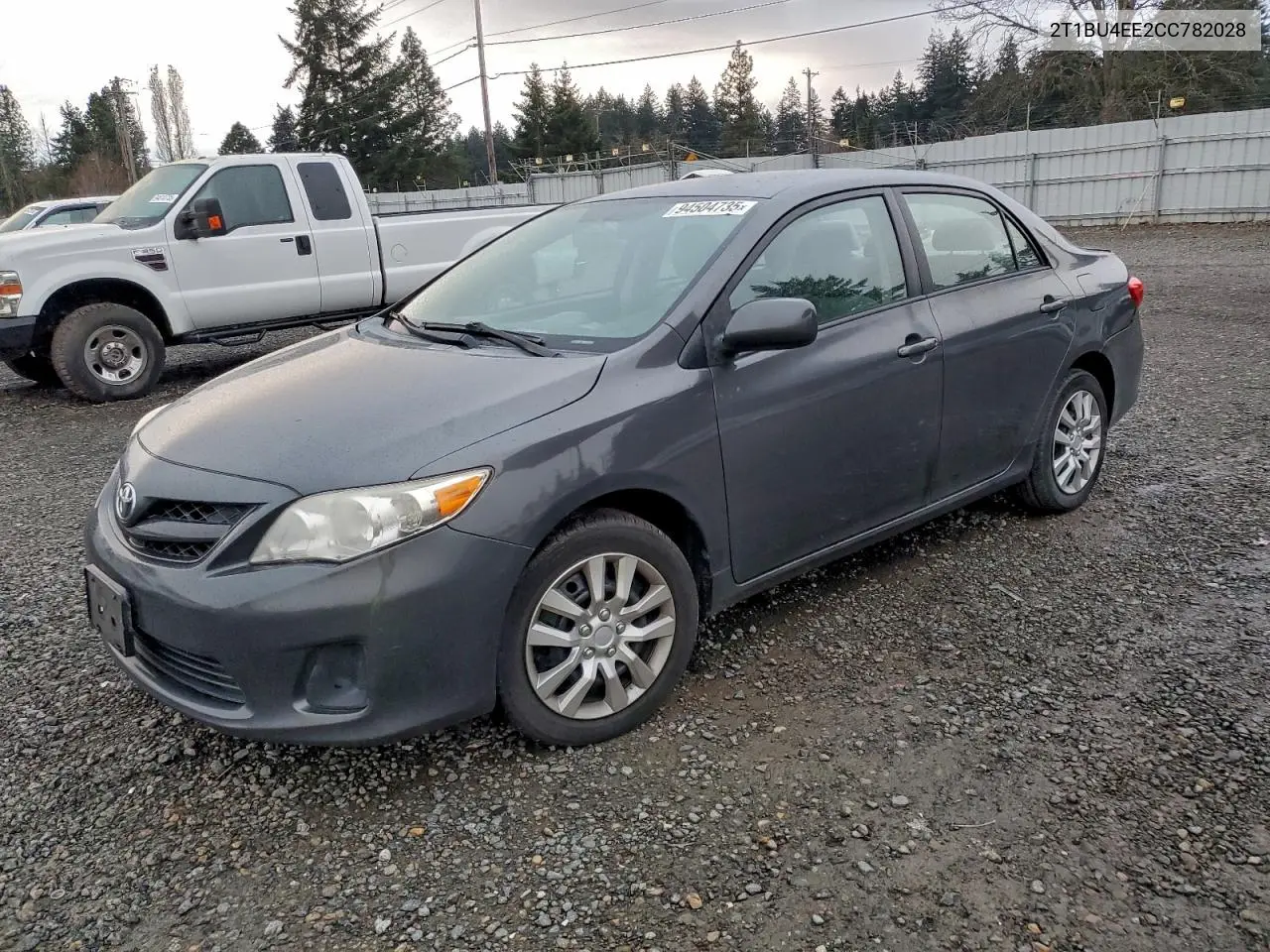 2T1BU4EE2CC782028 2012 Toyota Corolla Base