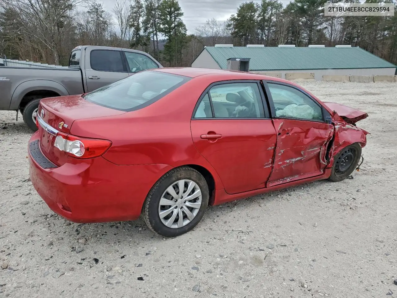 2T1BU4EE8CC829594 2012 Toyota Corolla Base