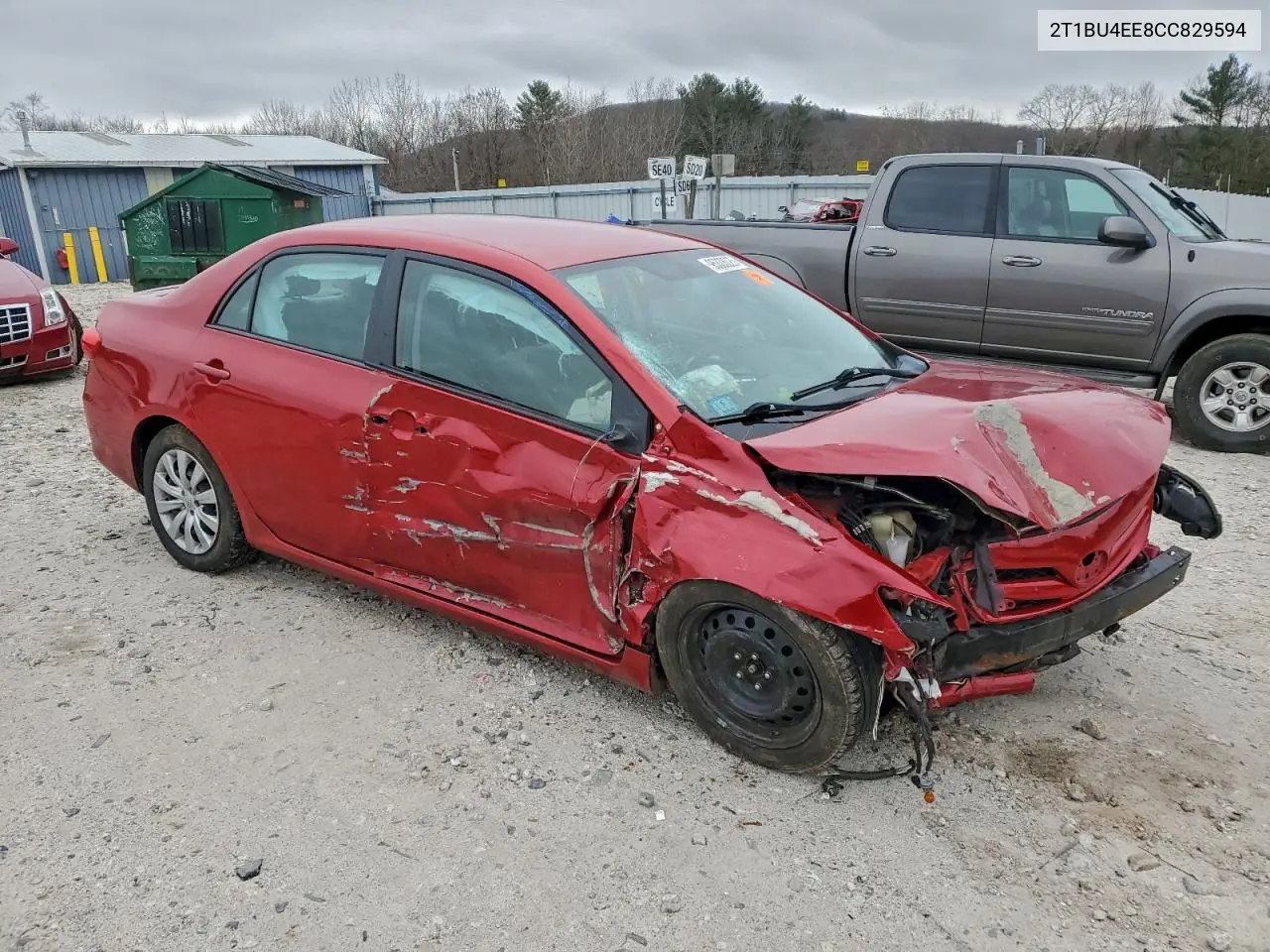 2T1BU4EE8CC829594 2012 Toyota Corolla Base