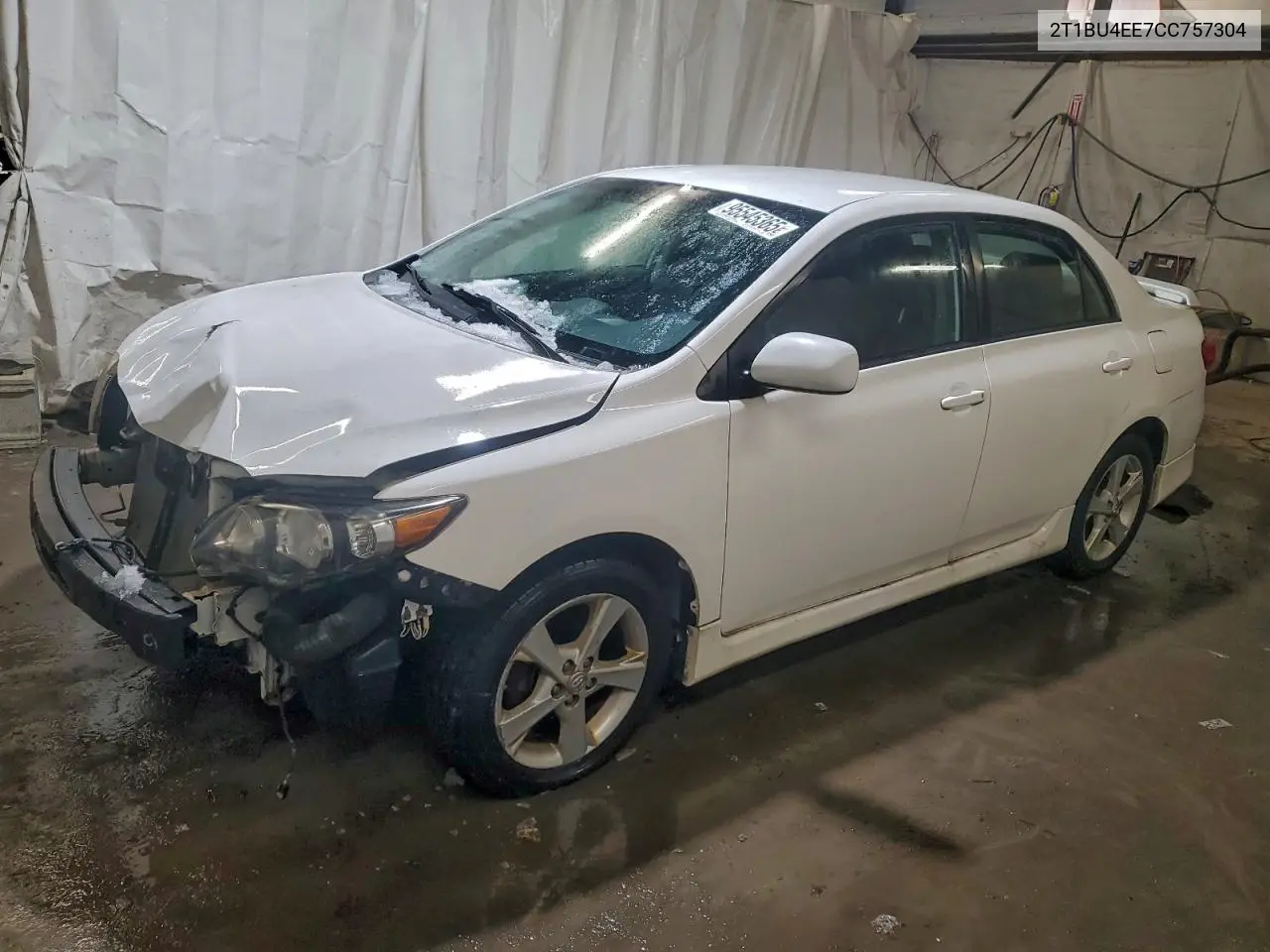 2T1BU4EE7CC757304 2012 Toyota Corolla Base