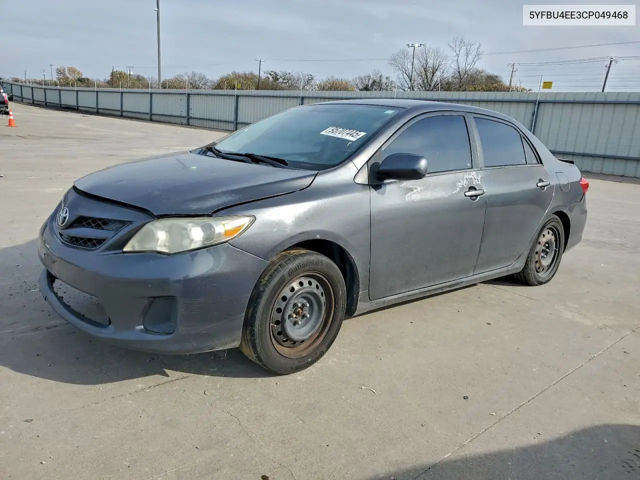 5YFBU4EE3CP049468 2012 Toyota Corolla Base