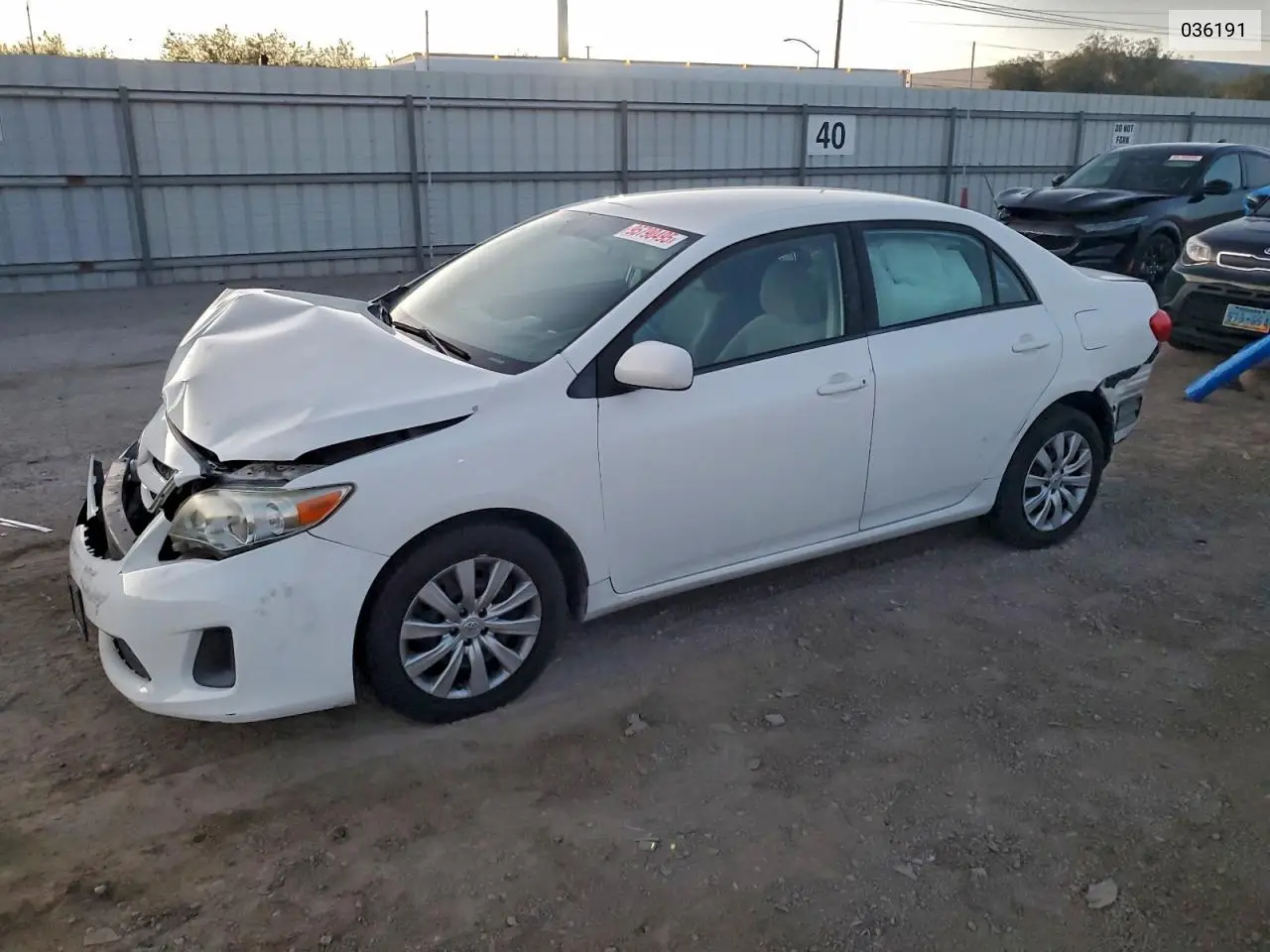 036191 2012 Toyota Corolla Base