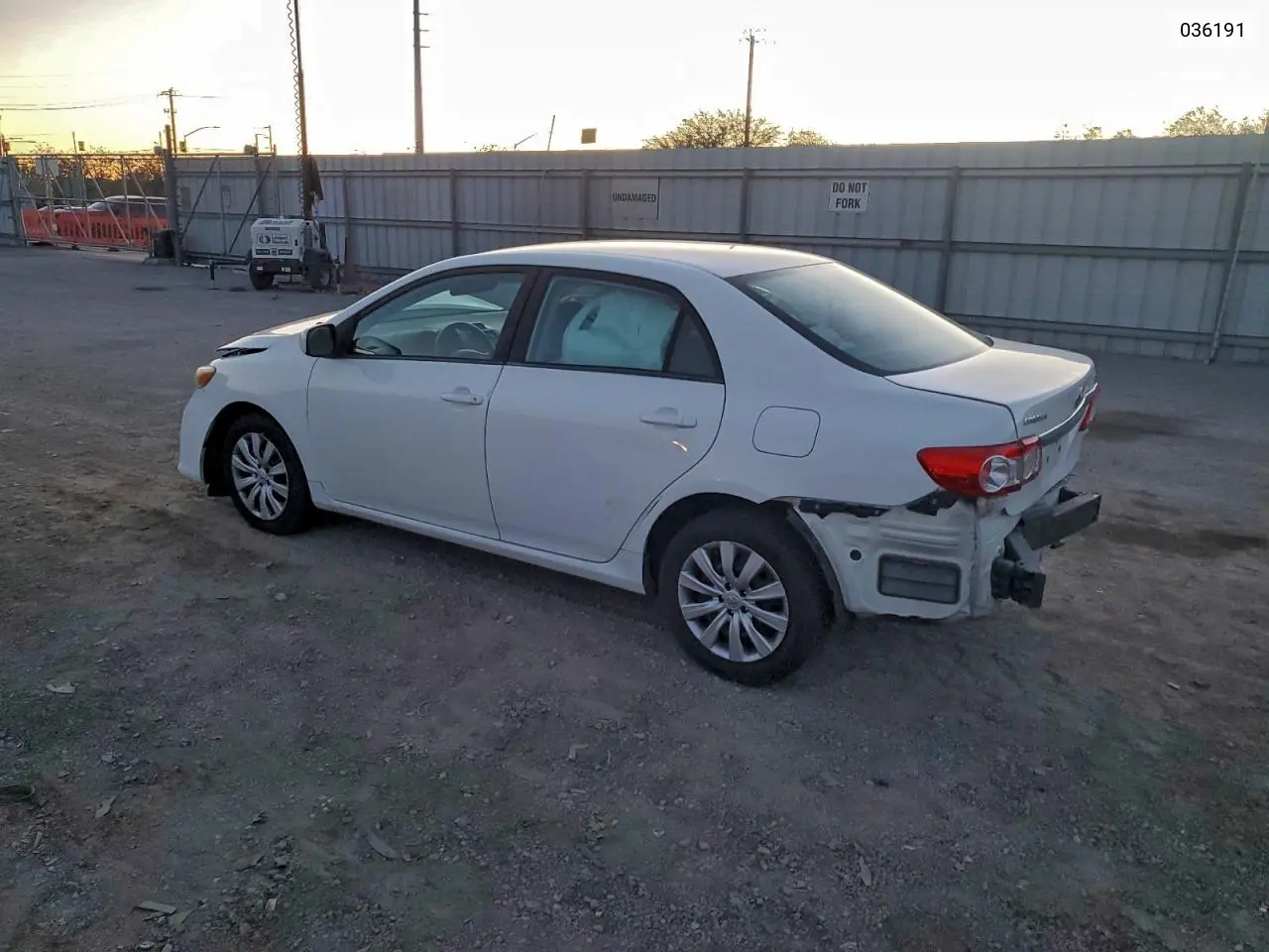 036191 2012 Toyota Corolla Base