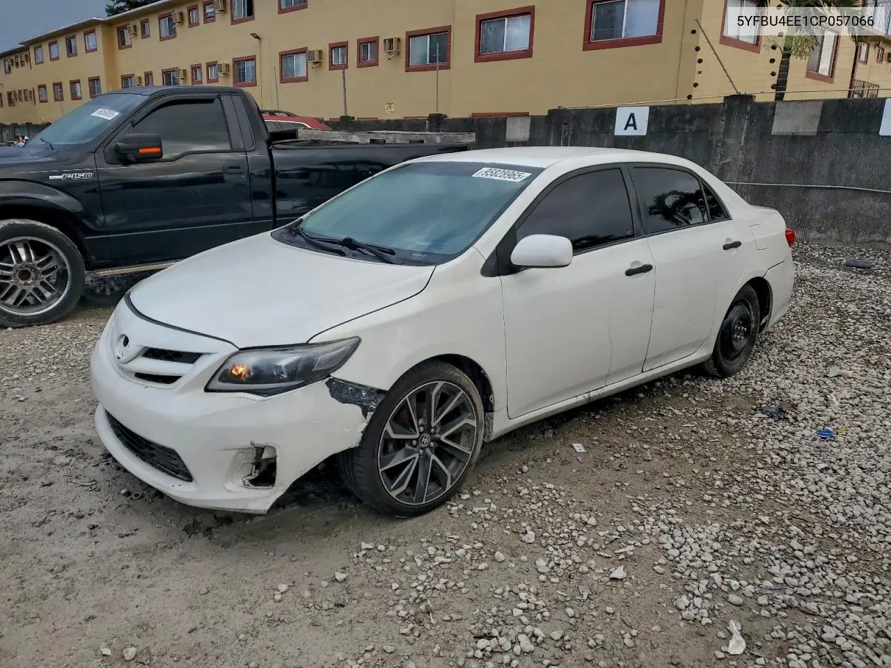 5YFBU4EE1CP057066 2012 Toyota Corolla Base