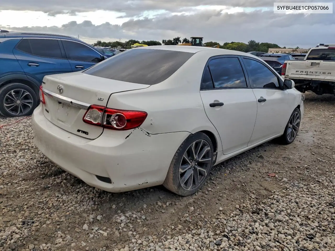 5YFBU4EE1CP057066 2012 Toyota Corolla Base