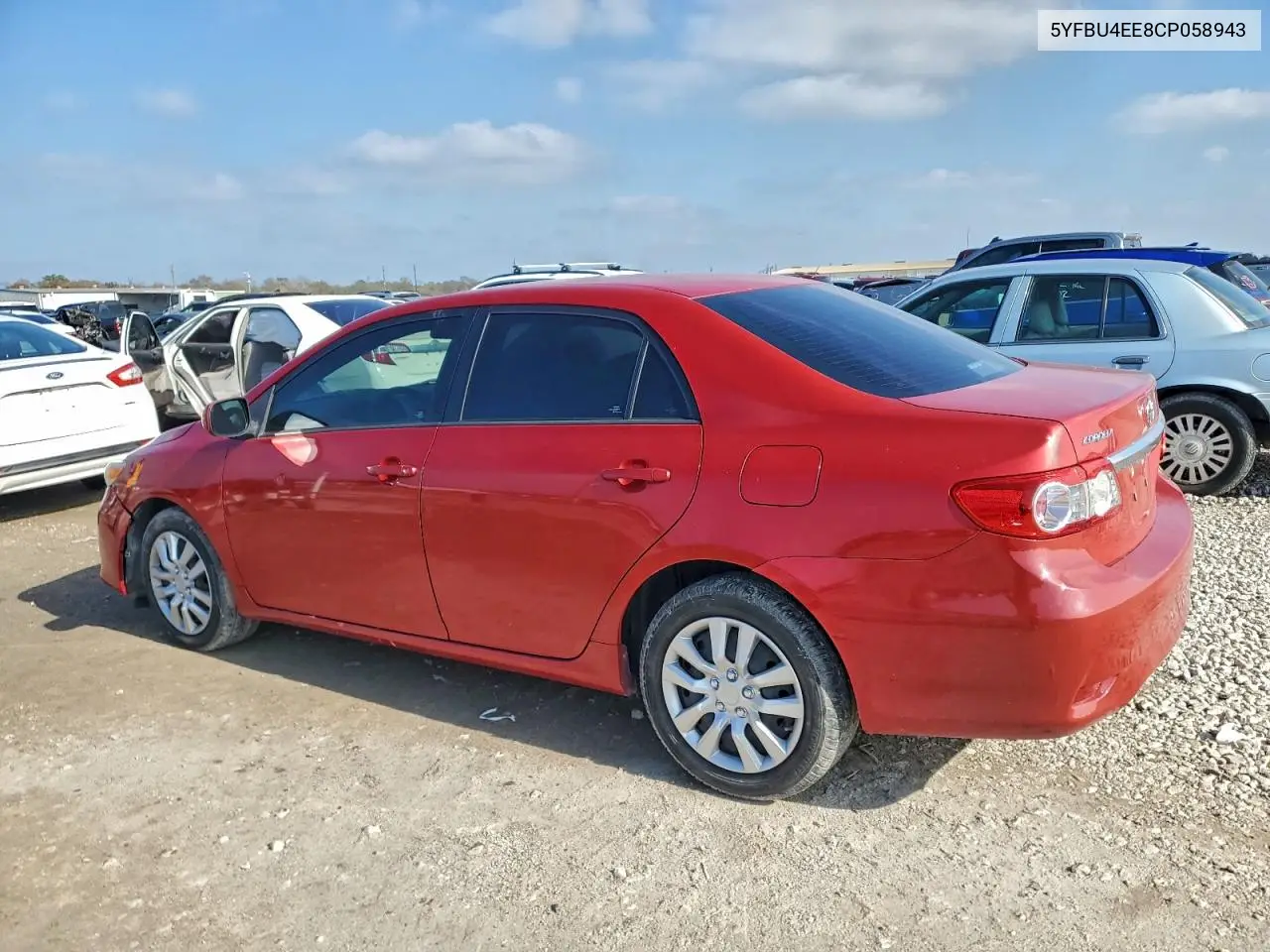 5YFBU4EE8CP058943 2012 Toyota Corolla Base