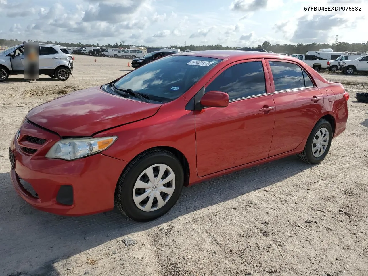 2013 Toyota Corolla Base VIN: 5YFBU4EEXDP076832 Lot: 64049354