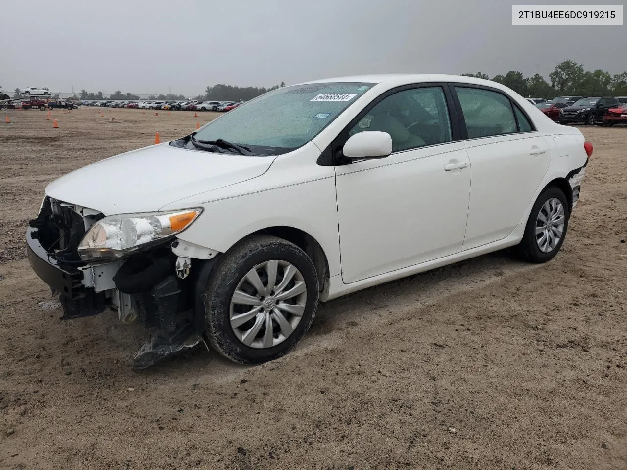 2013 Toyota Corolla Base VIN: 2T1BU4EE6DC919215 Lot: 64668544