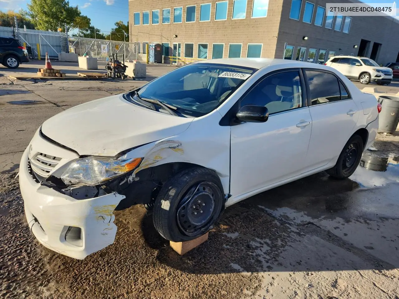 2T1BU4EE4DC048475 2013 Toyota Corolla Base