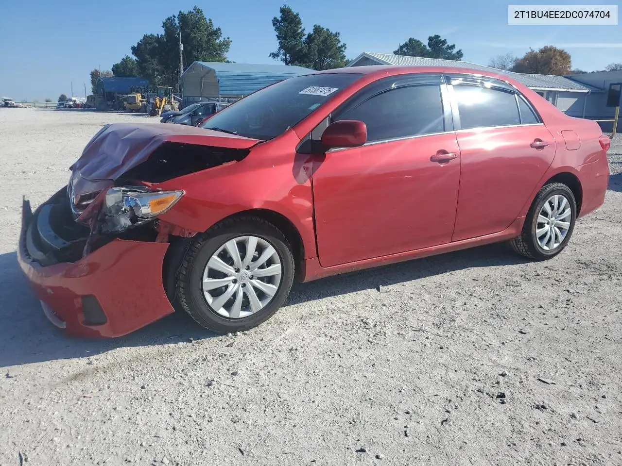 2T1BU4EE2DC074704 2013 Toyota Corolla Base