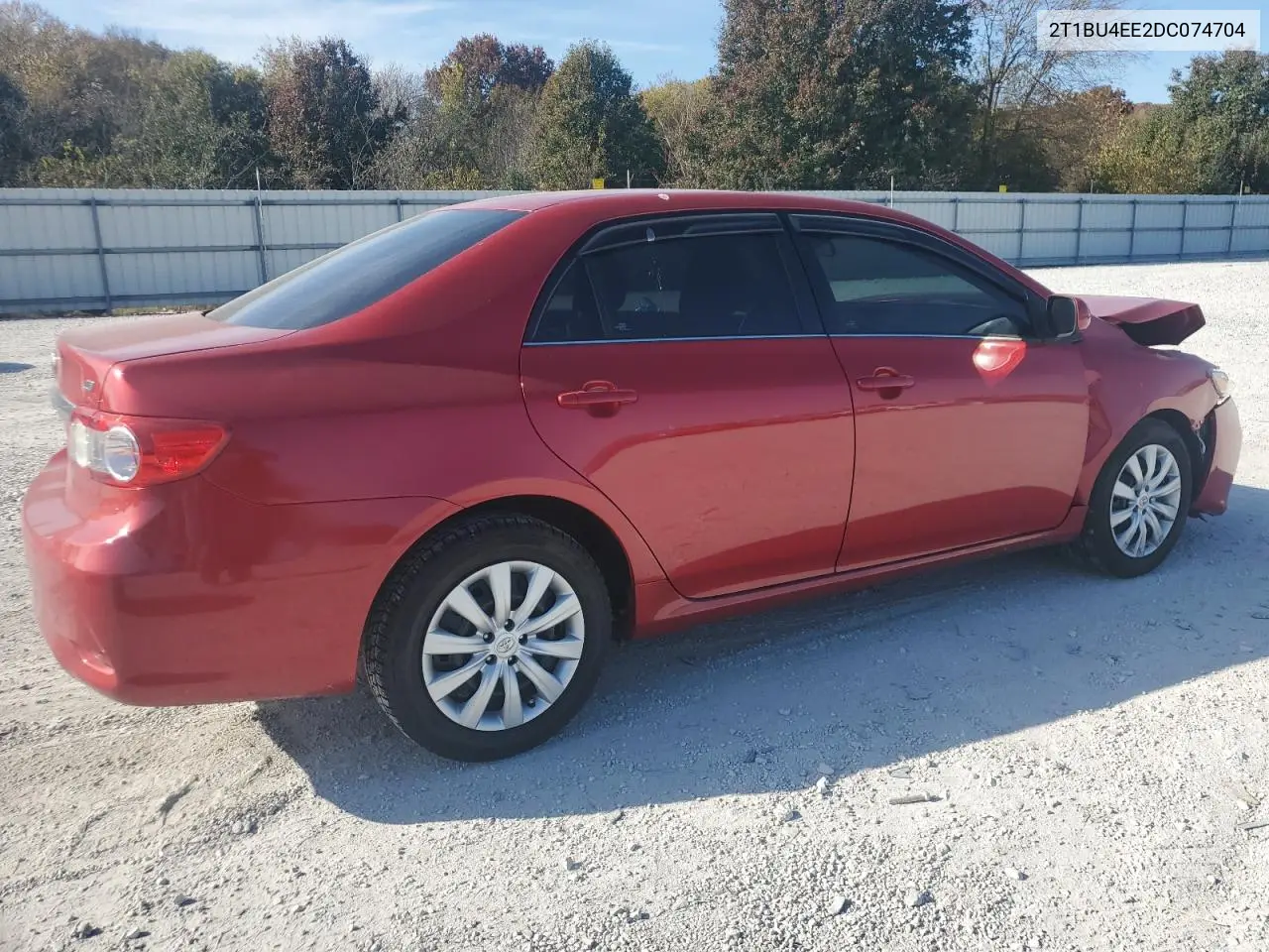 2T1BU4EE2DC074704 2013 Toyota Corolla Base