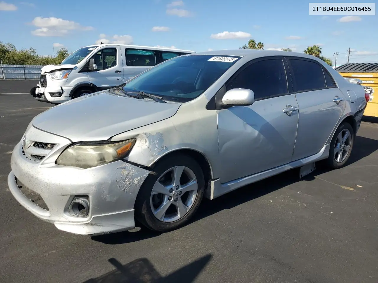 2T1BU4EE6DC016465 2013 Toyota Corolla Base