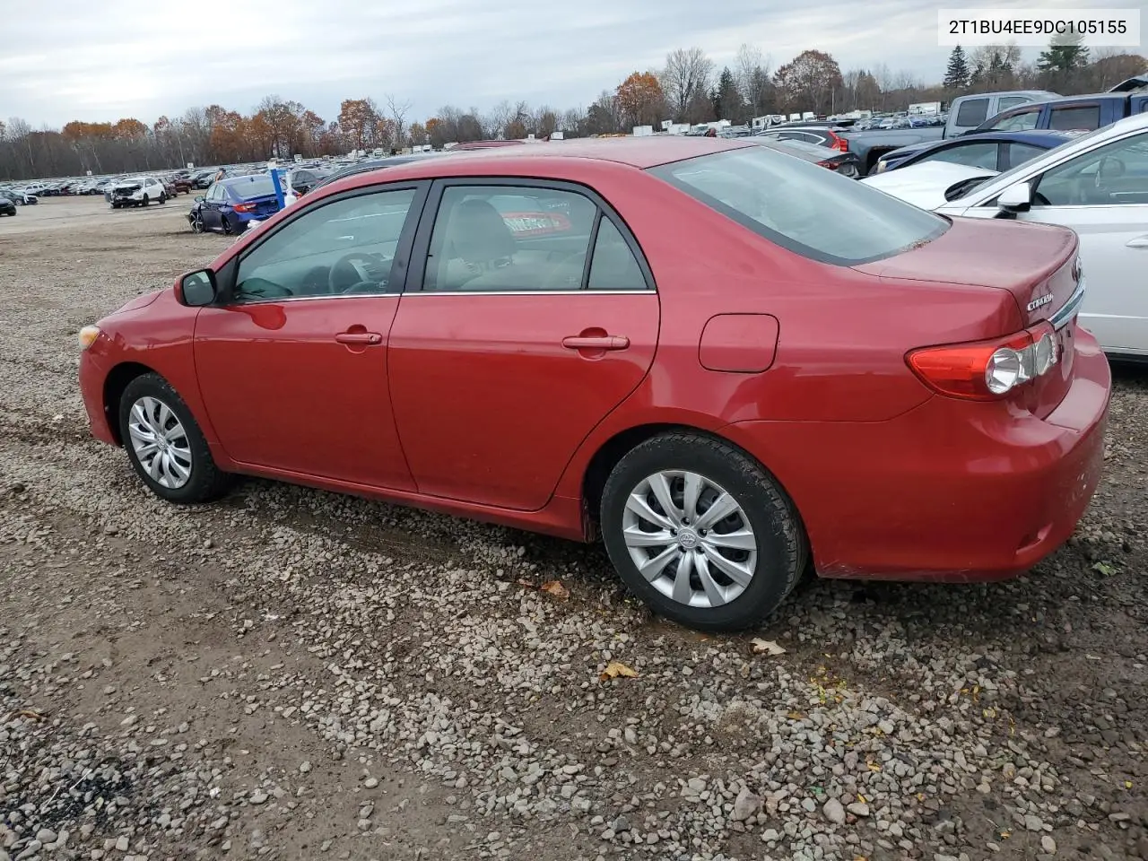 2T1BU4EE9DC105155 2013 Toyota Corolla Base