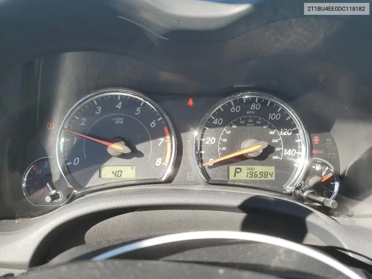 2T1BU4EE0DC118182 2013 Toyota Corolla Base