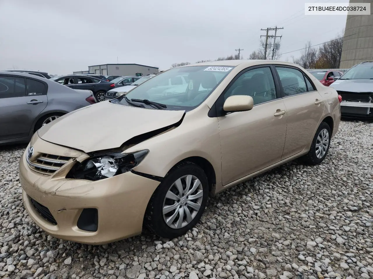 2T1BU4EE4DC038724 2013 Toyota Corolla Base