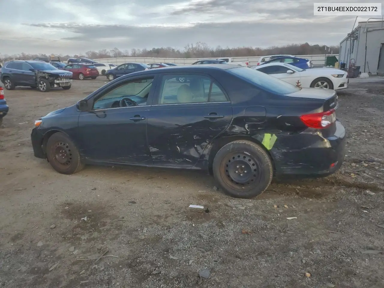 2T1BU4EEXDC022172 2013 Toyota Corolla Base