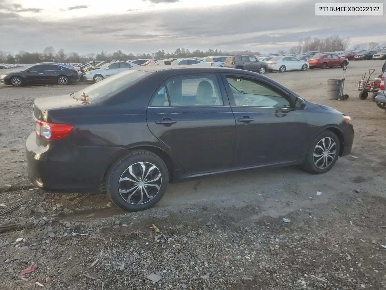 2T1BU4EEXDC022172 2013 Toyota Corolla Base