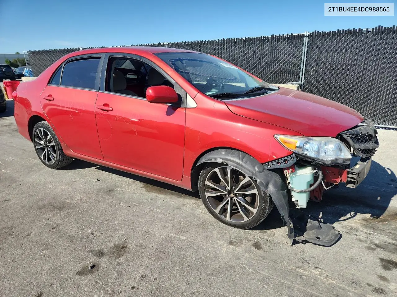 2T1BU4EE4DC988565 2013 Toyota Corolla Base