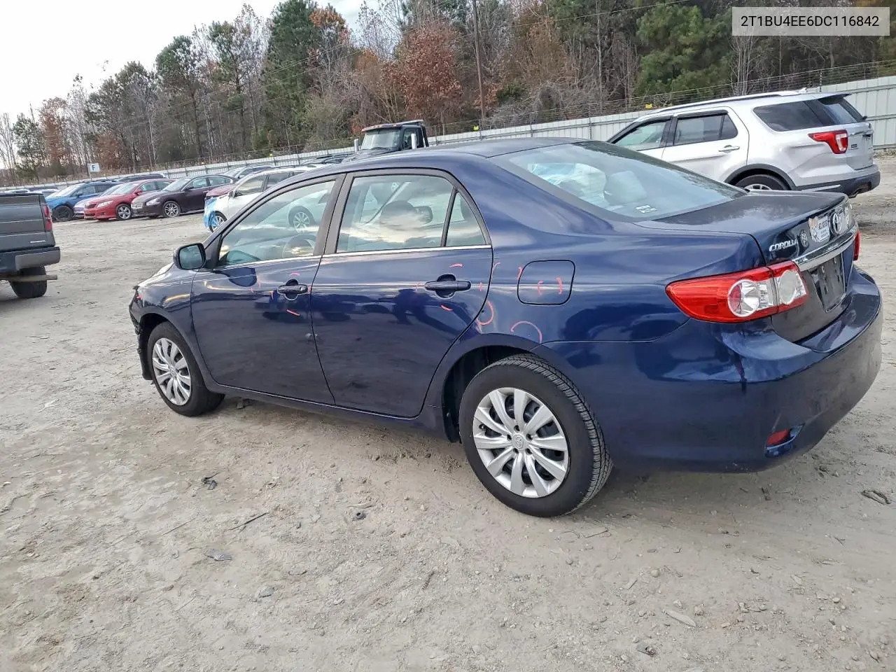 2T1BU4EE6DC116842 2013 Toyota Corolla Base