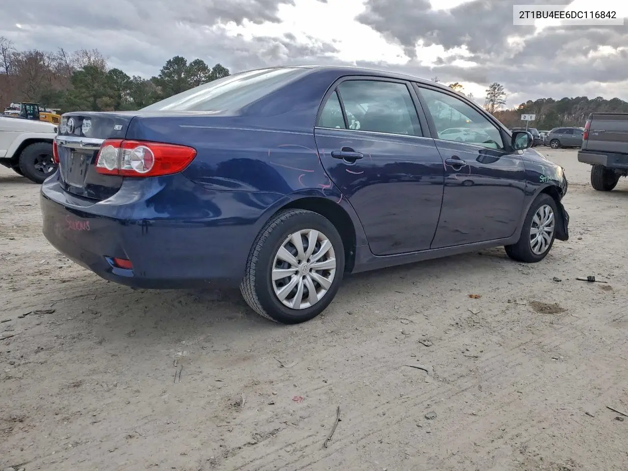 2T1BU4EE6DC116842 2013 Toyota Corolla Base
