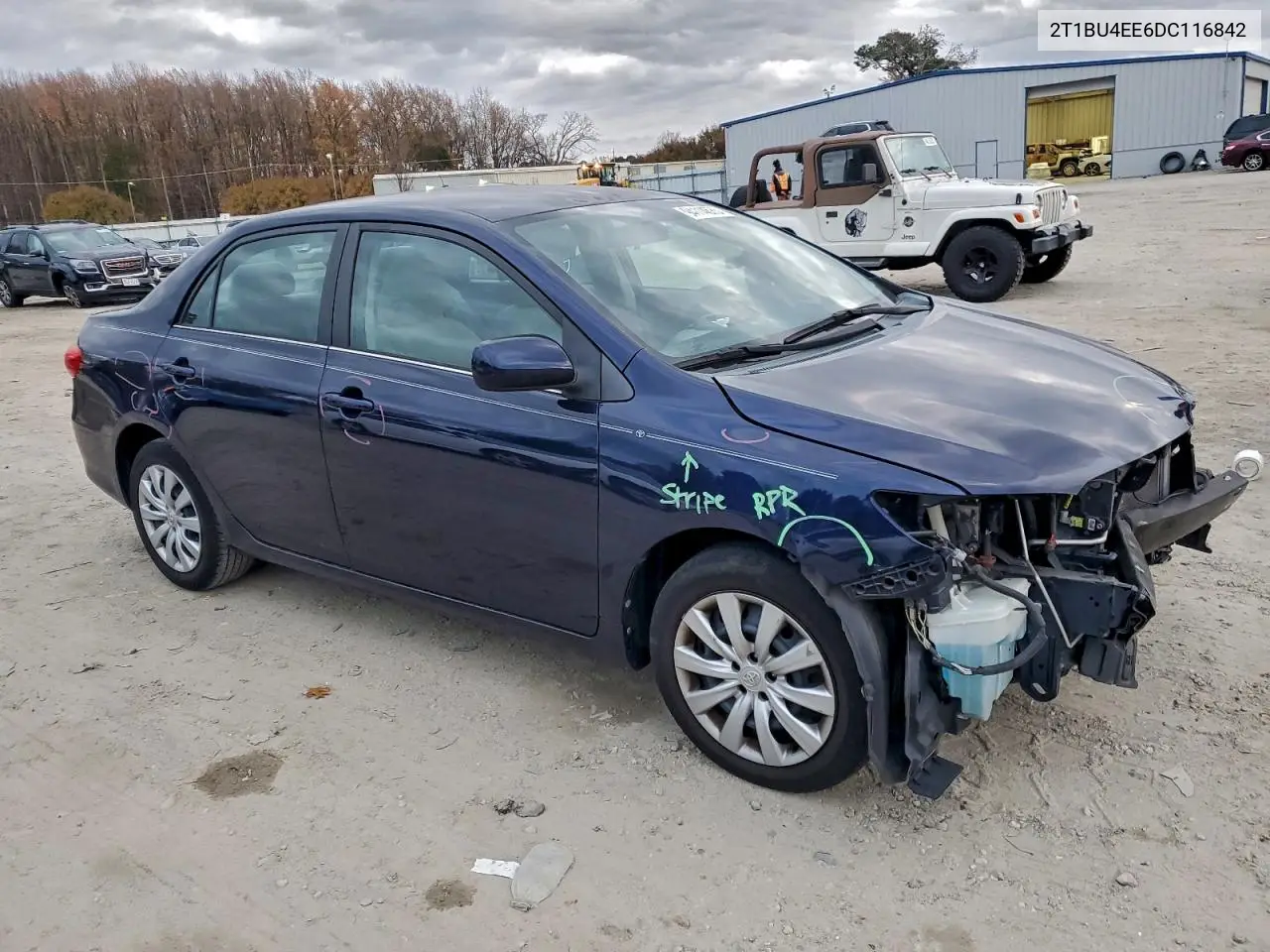 2T1BU4EE6DC116842 2013 Toyota Corolla Base