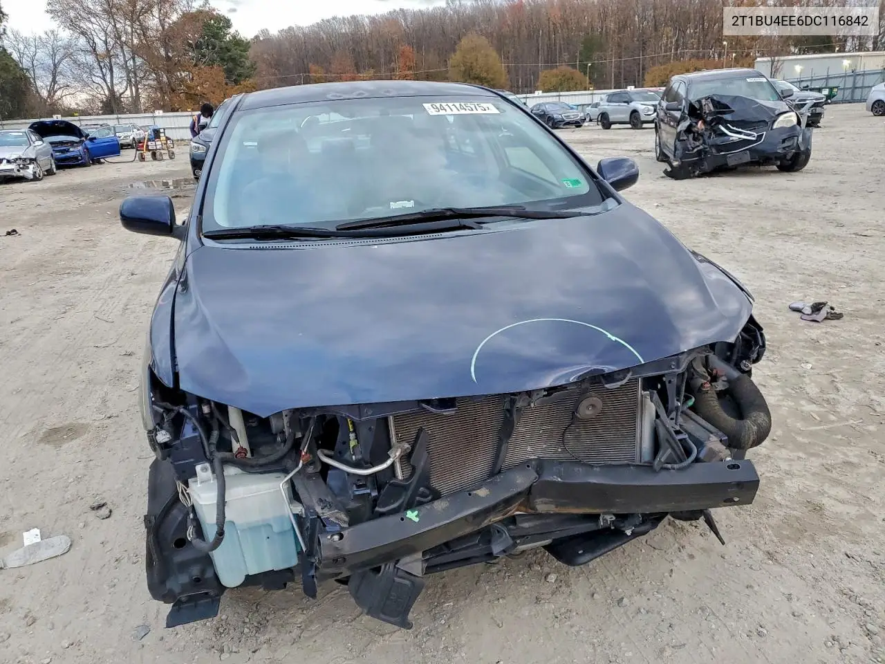 2T1BU4EE6DC116842 2013 Toyota Corolla Base