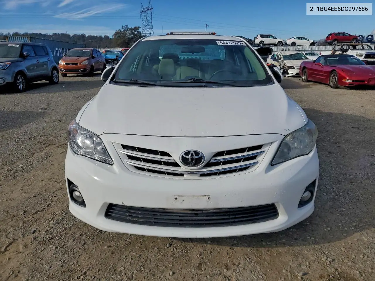 2T1BU4EE6DC997686 2013 Toyota Corolla Base
