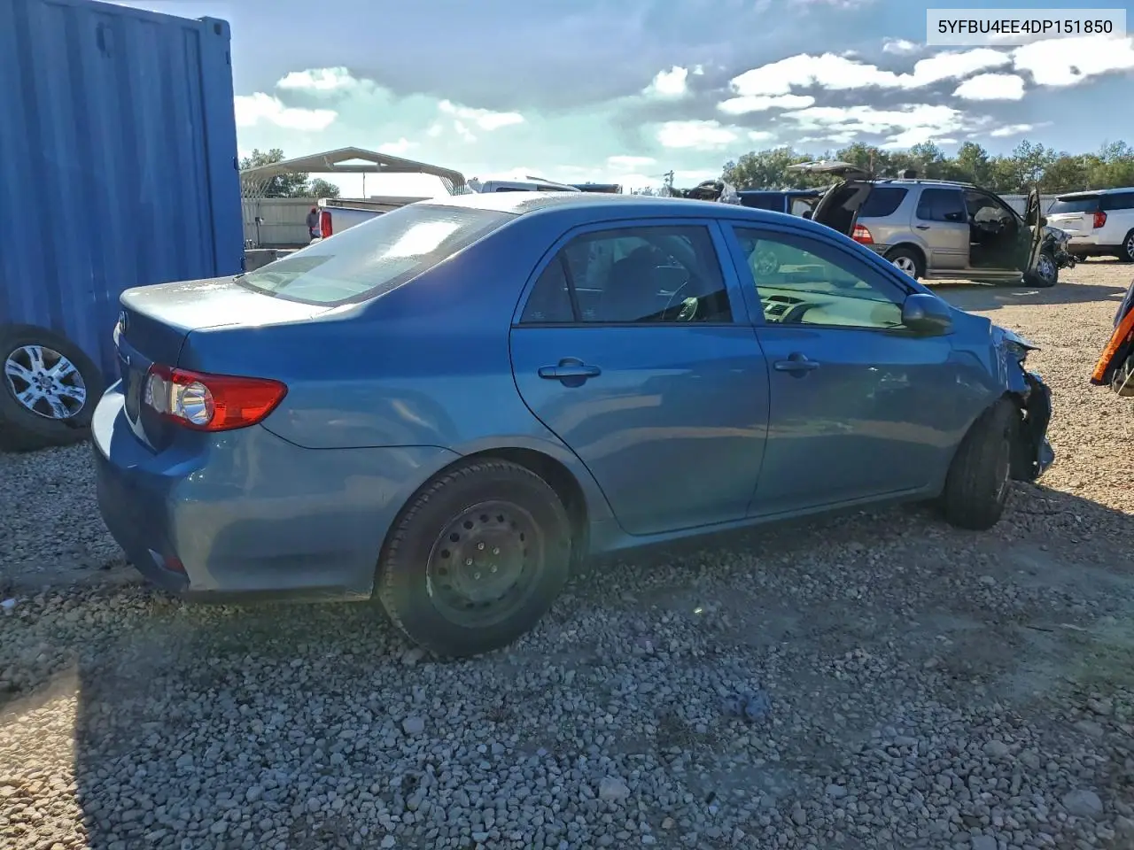 5YFBU4EE4DP151850 2013 Toyota Corolla Base