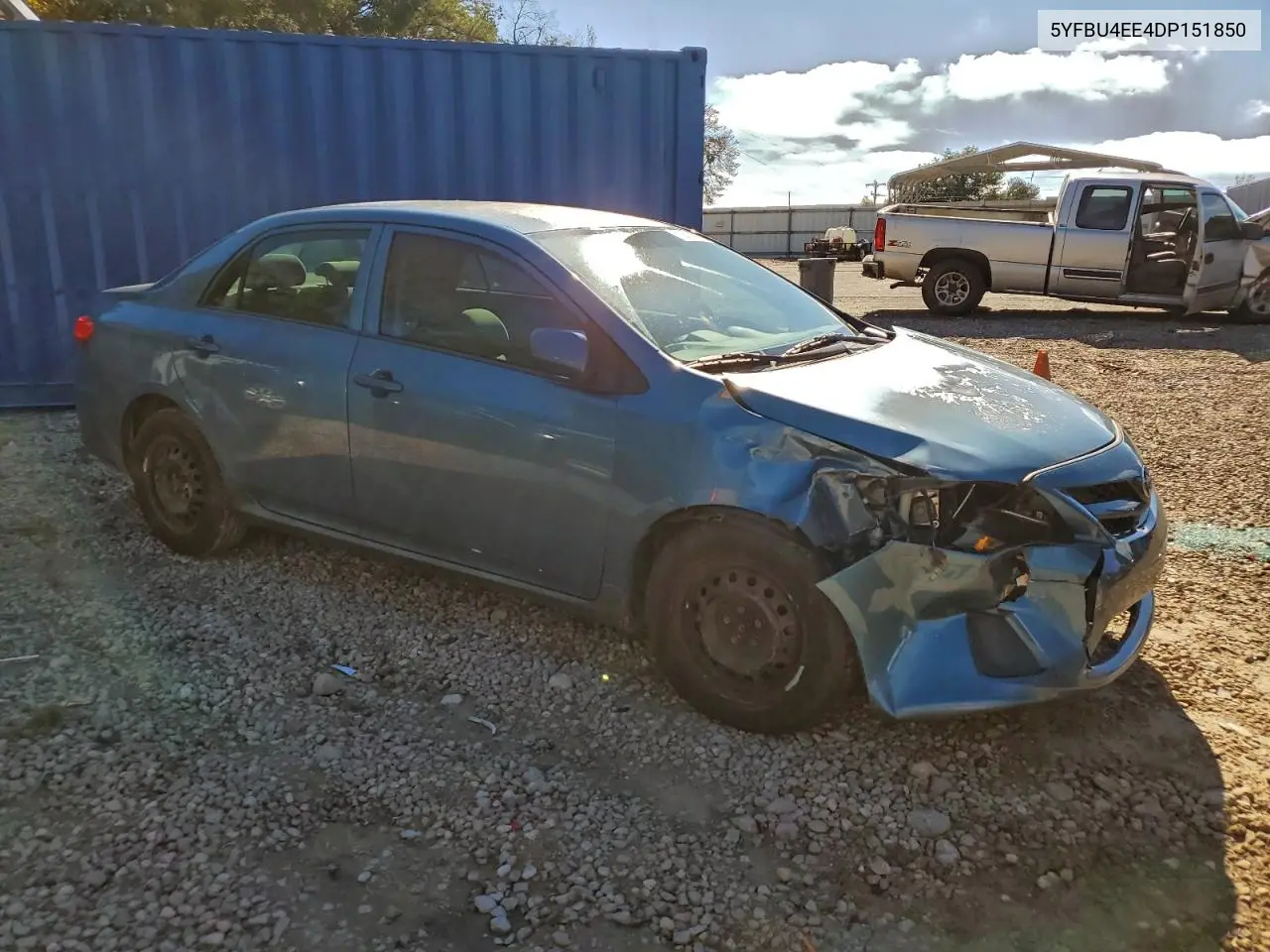 5YFBU4EE4DP151850 2013 Toyota Corolla Base