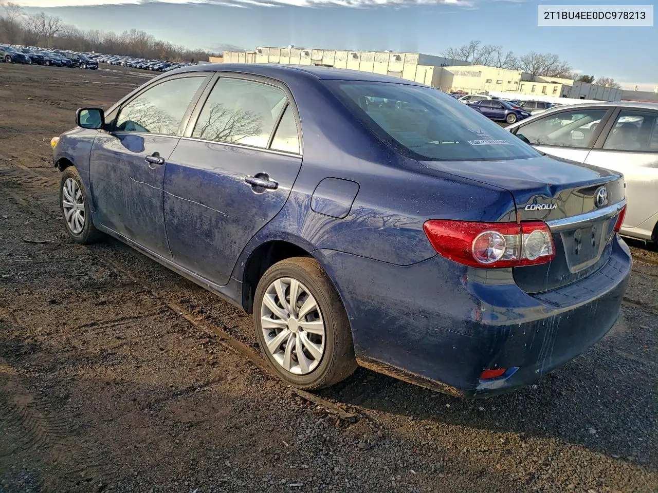 2T1BU4EE0DC978213 2013 Toyota Corolla Base
