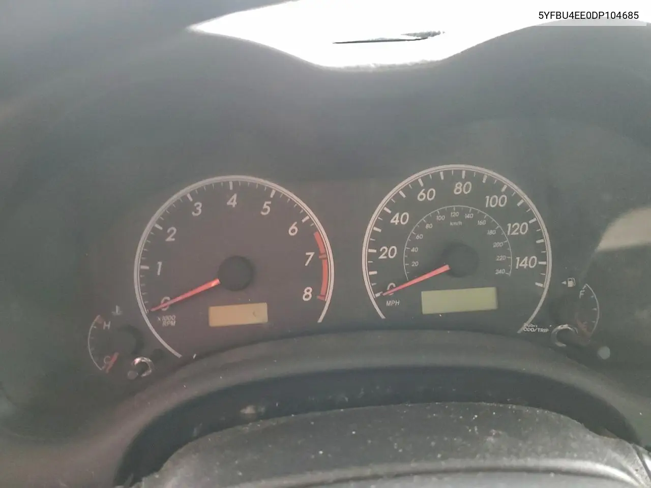 5YFBU4EE0DP104685 2013 Toyota Corolla Base