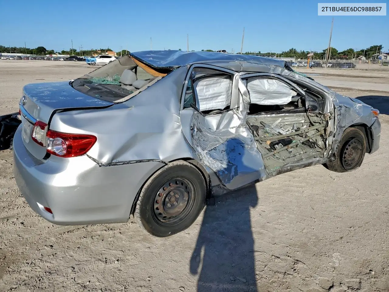 2T1BU4EE6DC988857 2013 Toyota Corolla Base