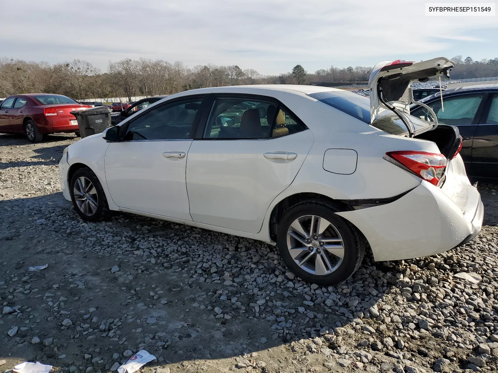 2014 Toyota Corolla Eco VIN: 5YFBPRHE5EP151549 Lot: 42201494