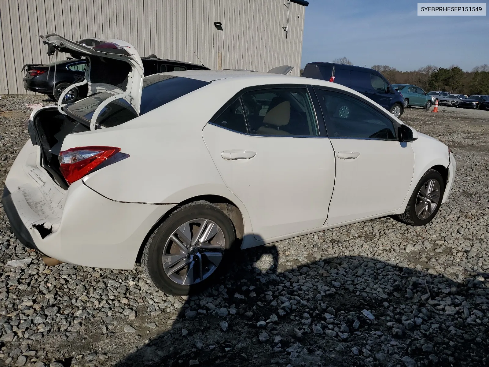 2014 Toyota Corolla Eco VIN: 5YFBPRHE5EP151549 Lot: 42201494