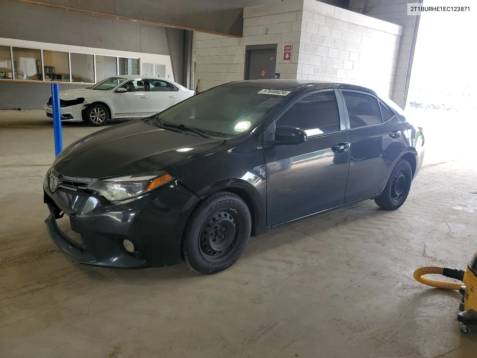 2014 Toyota Corolla L VIN: 2T1BURHE1EC123871 Lot: 57648424