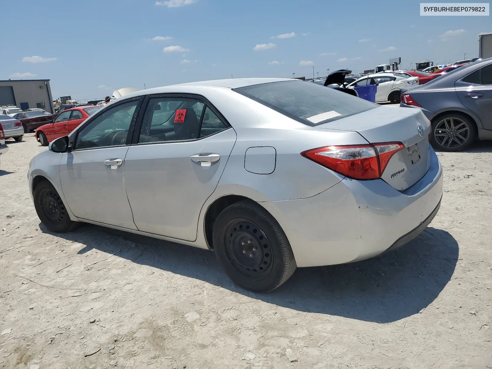 2014 Toyota Corolla L VIN: 5YFBURHE8EP079822 Lot: 62753494