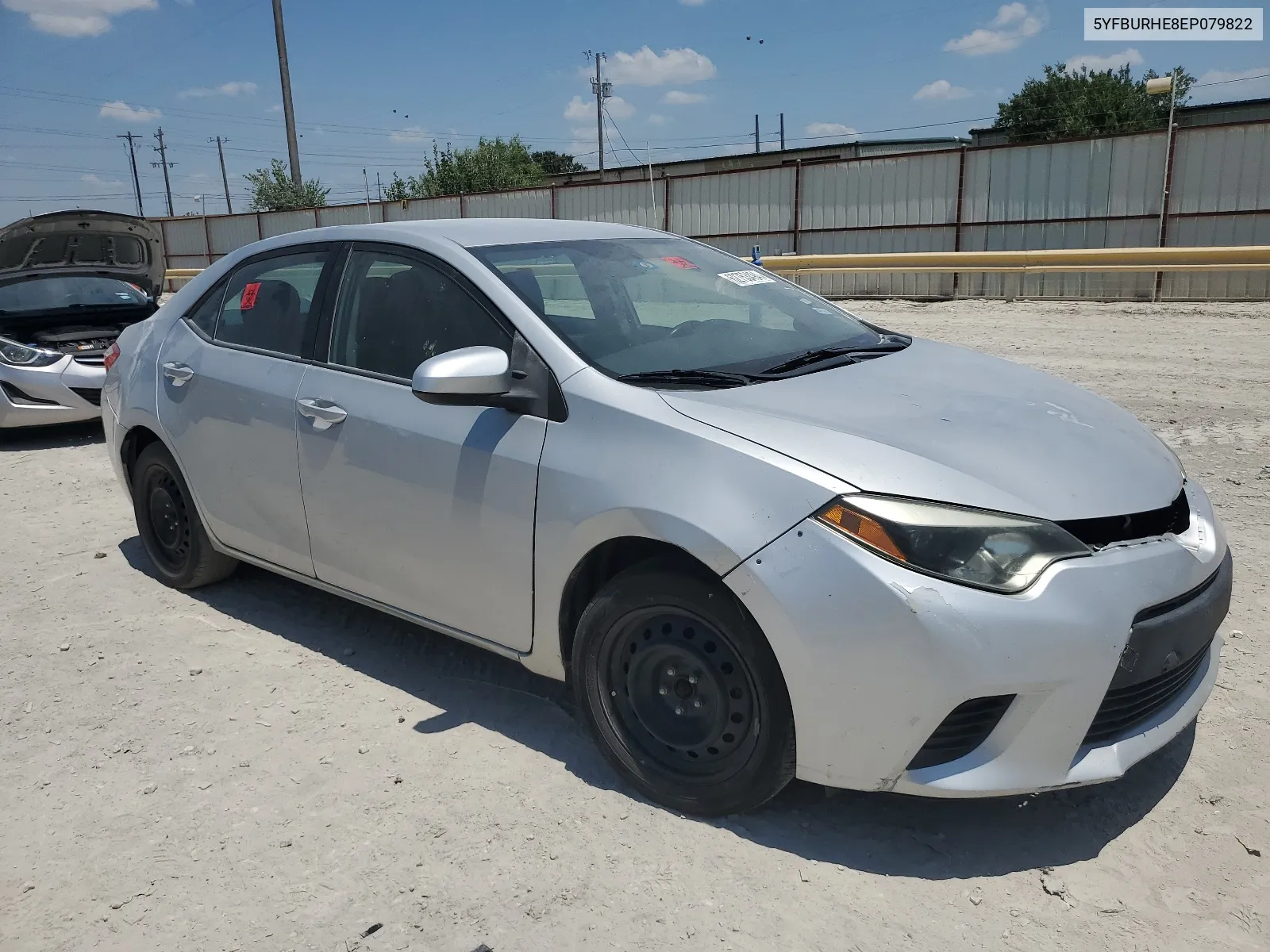 2014 Toyota Corolla L VIN: 5YFBURHE8EP079822 Lot: 62753494