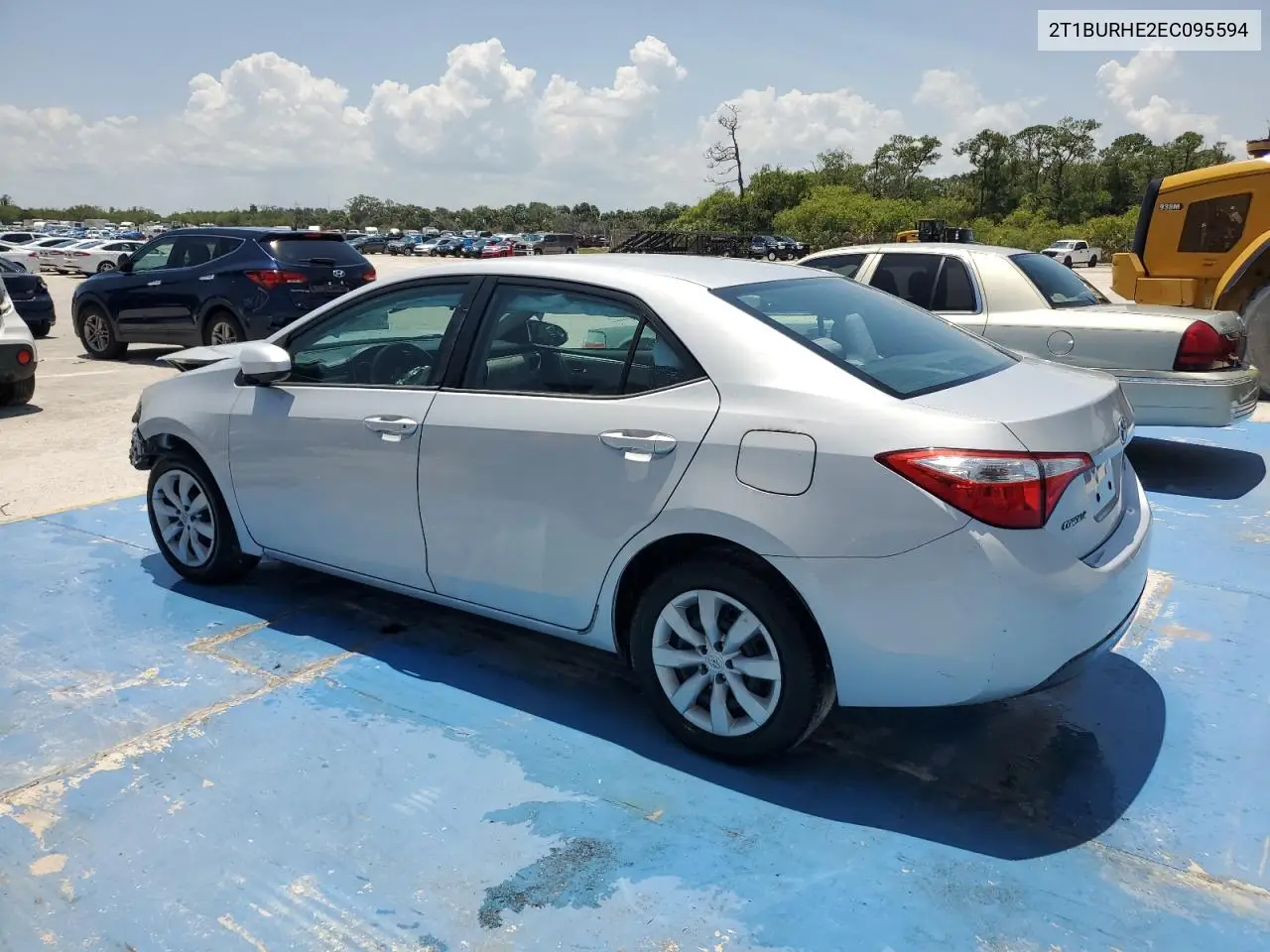 2T1BURHE2EC095594 2014 Toyota Corolla L