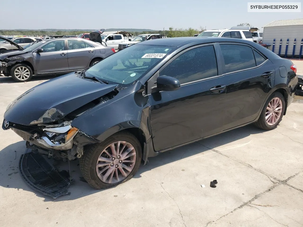 2014 Toyota Corolla L VIN: 5YFBURHE3EP055329 Lot: 68331374