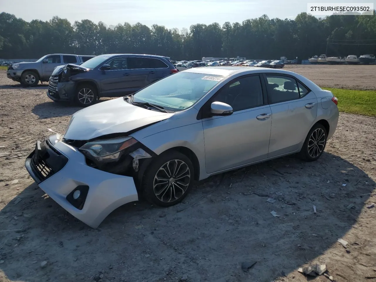 2T1BURHE5EC093502 2014 Toyota Corolla L