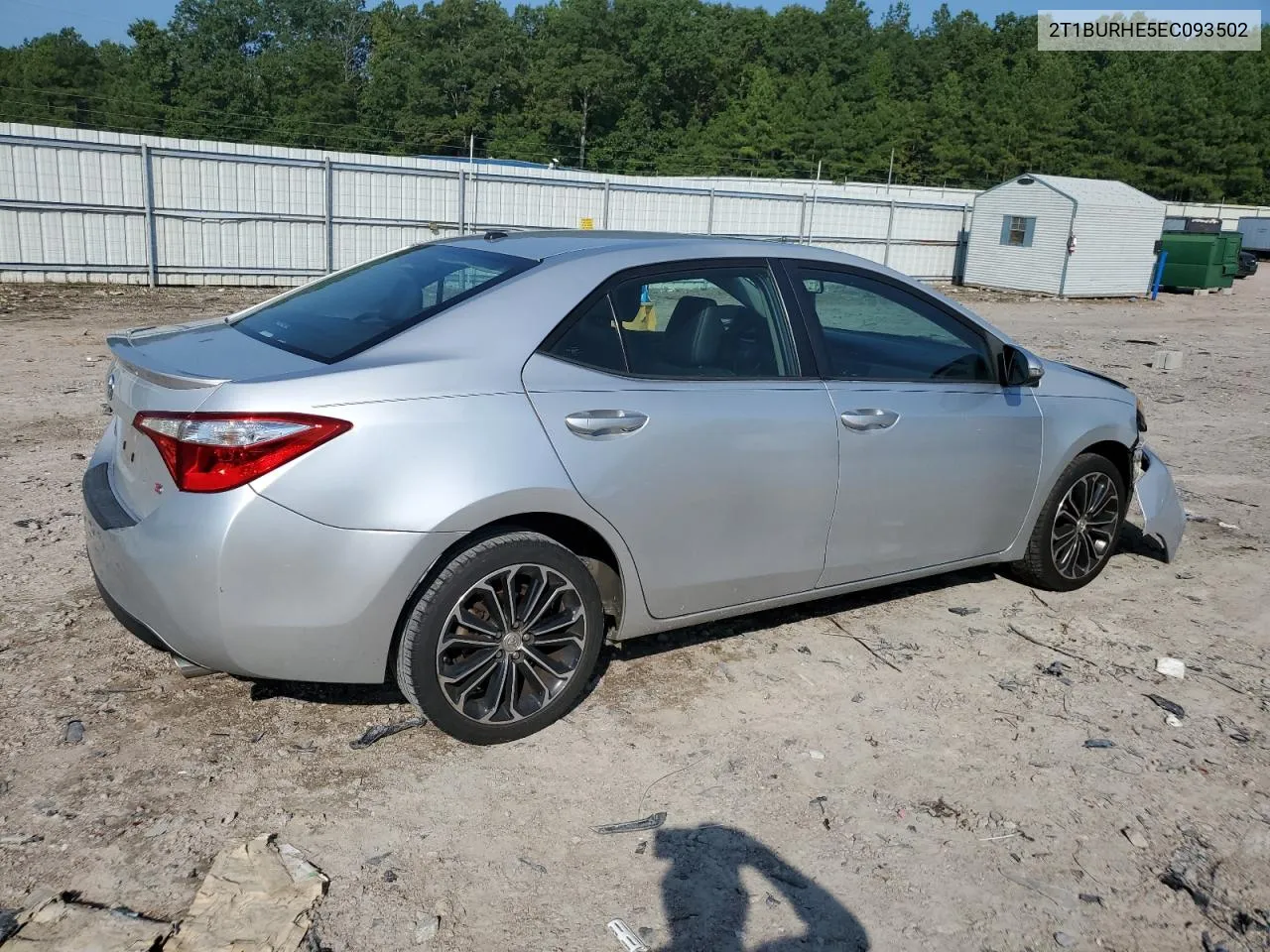 2014 Toyota Corolla L VIN: 2T1BURHE5EC093502 Lot: 69185214