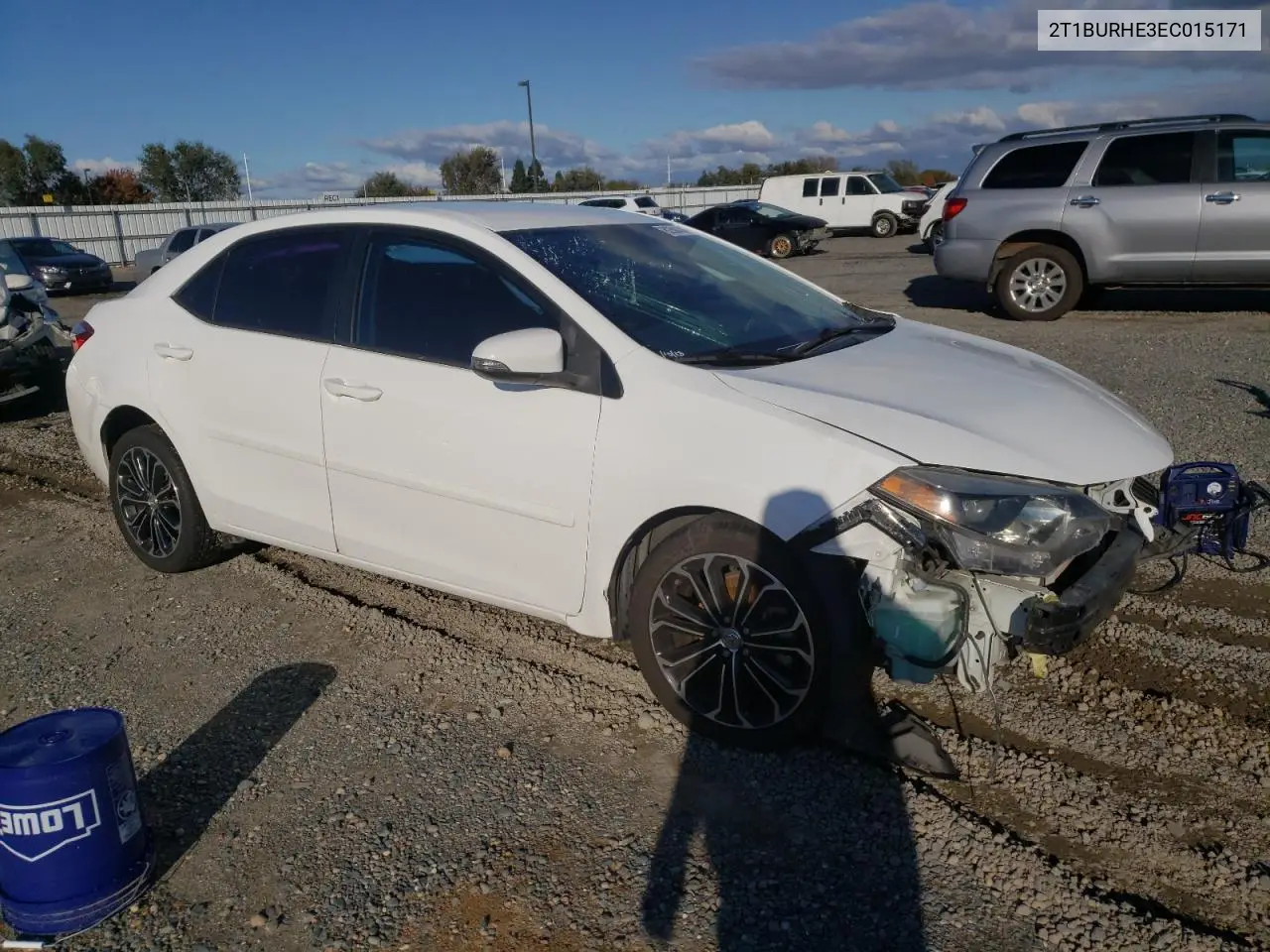 2T1BURHE3EC015171 2014 Toyota Corolla L