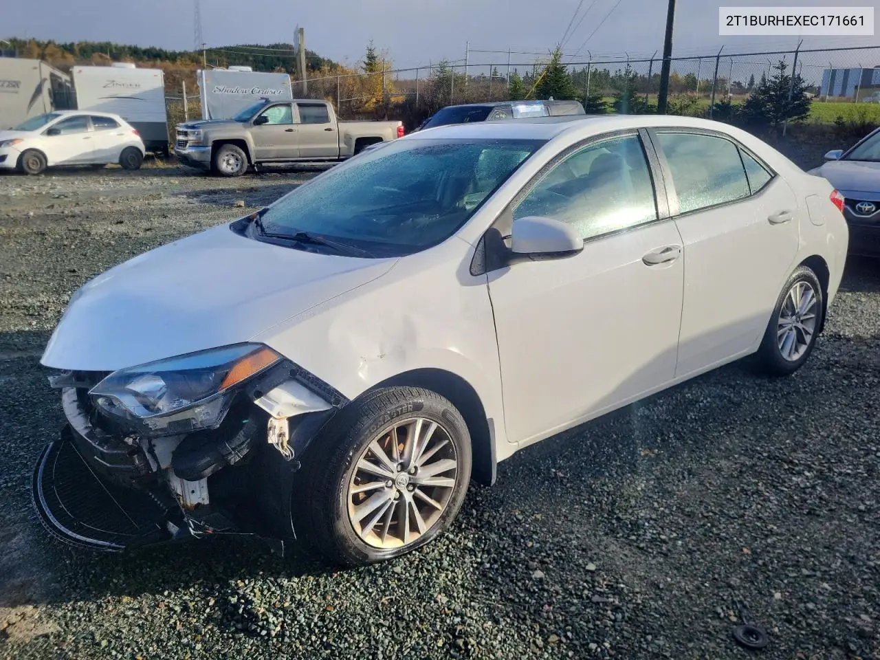 2T1BURHEXEC171661 2014 Toyota Corolla L