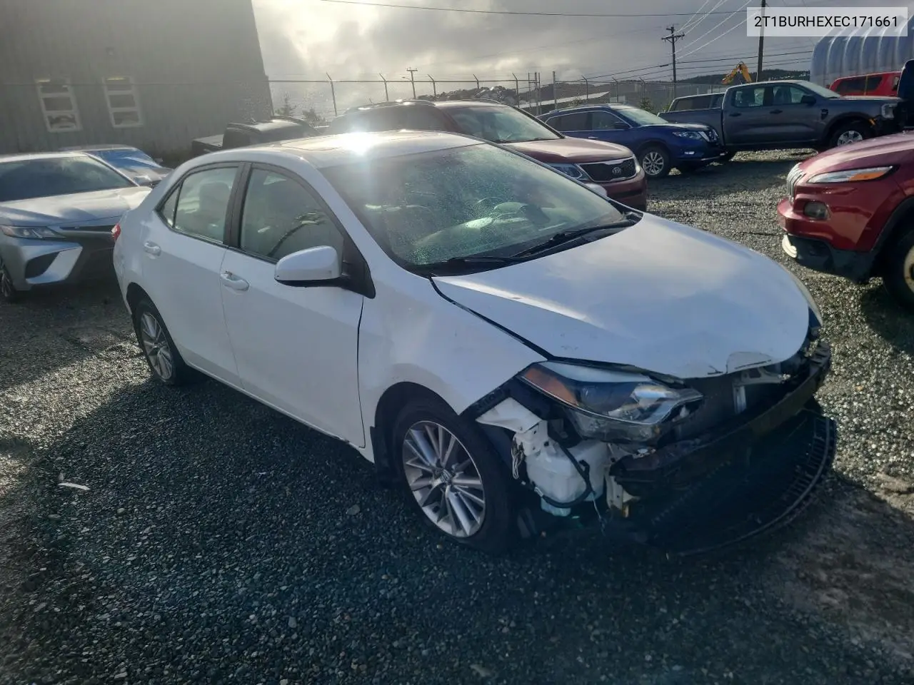 2T1BURHEXEC171661 2014 Toyota Corolla L
