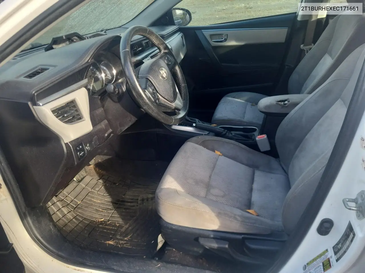 2T1BURHEXEC171661 2014 Toyota Corolla L