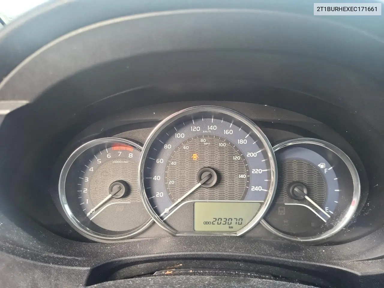 2T1BURHEXEC171661 2014 Toyota Corolla L
