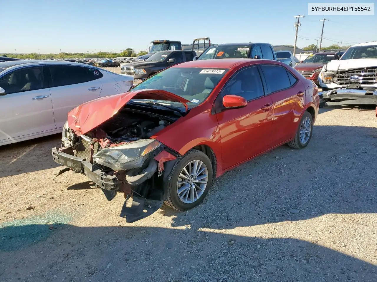 5YFBURHE4EP156542 2014 Toyota Corolla L